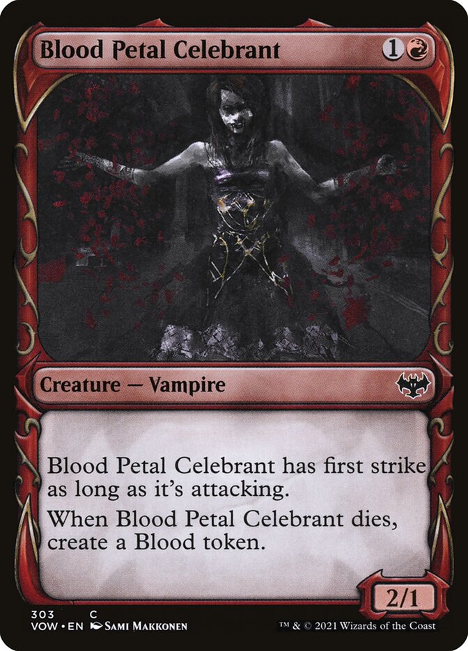 Blood Petal Celebrant · Innistrad: Crimson Vow (VOW) #303 · showcase