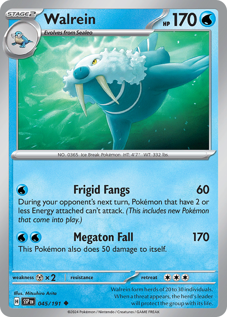 Walrein · Surging Sparks (SV8) #45