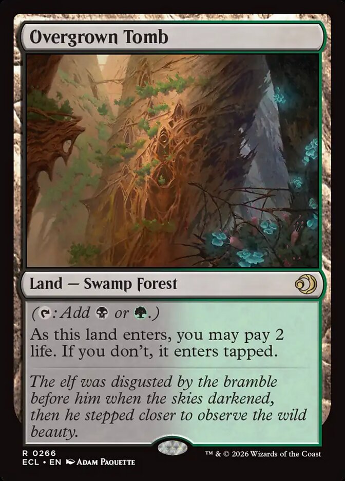 Overgrown Tomb · Lorwyn Eclipsed (ECL) #266