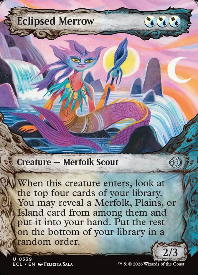 Eclipsed Merrow · Lorwyn Eclipsed (ECL) #339 · borderless