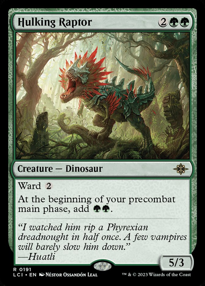 Hulking Raptor · The Lost Caverns of Ixalan (LCI) #191