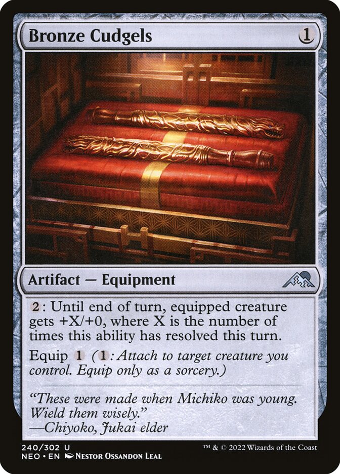 Bronze Cudgels · Kamigawa: Neon Dynasty (NEO) #240