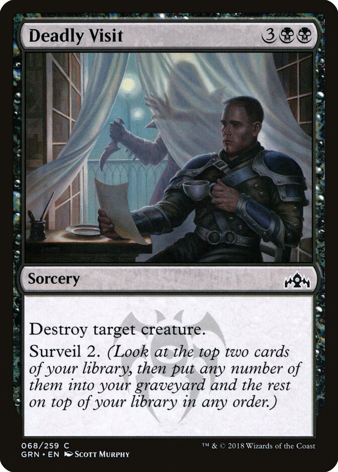 Deadly Visit · Guilds of Ravnica (GRN) #68