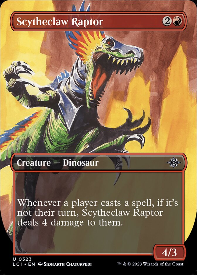 Scytheclaw Raptor · The Lost Caverns of Ixalan (LCI) #323 · borderless