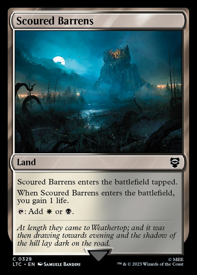 Scoured Barrens · Tales of Middle-earth Commander (LTC) #329