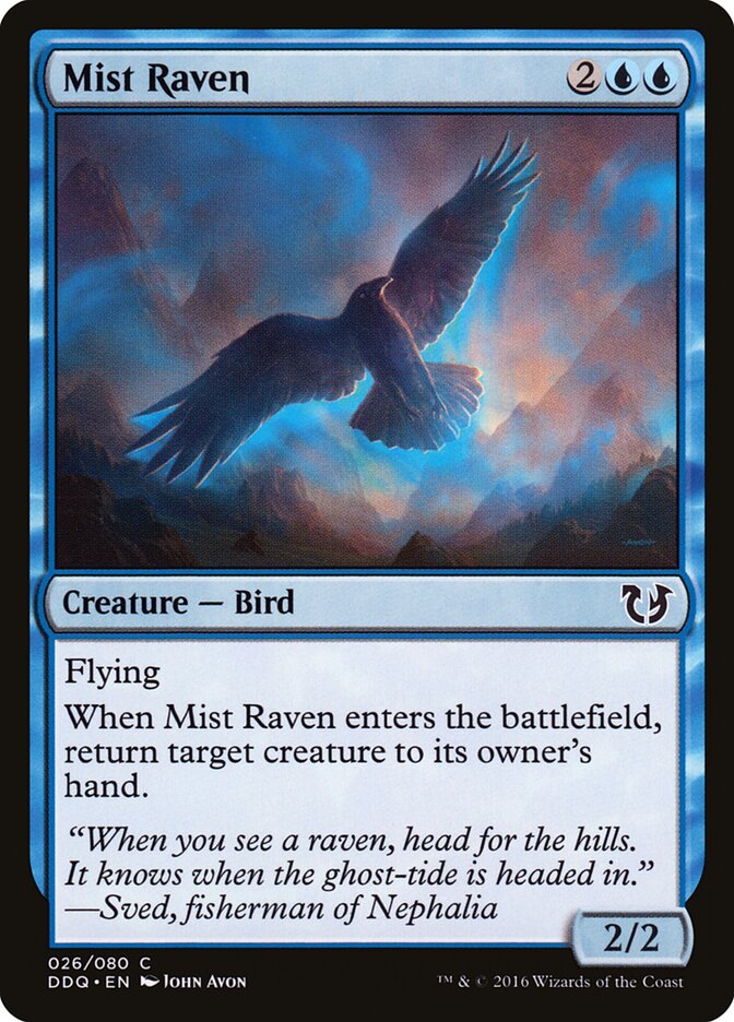 Mist Raven · Duel Decks: Blessed vs. Cursed (DDQ) #26