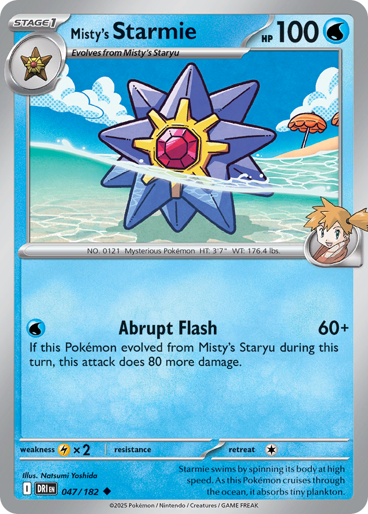 Misty's Starmie · Destined Rivals (SV10) #47