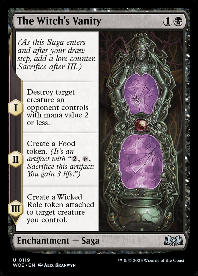 The Witch's Vanity · Wilds of Eldraine (WOE) #119