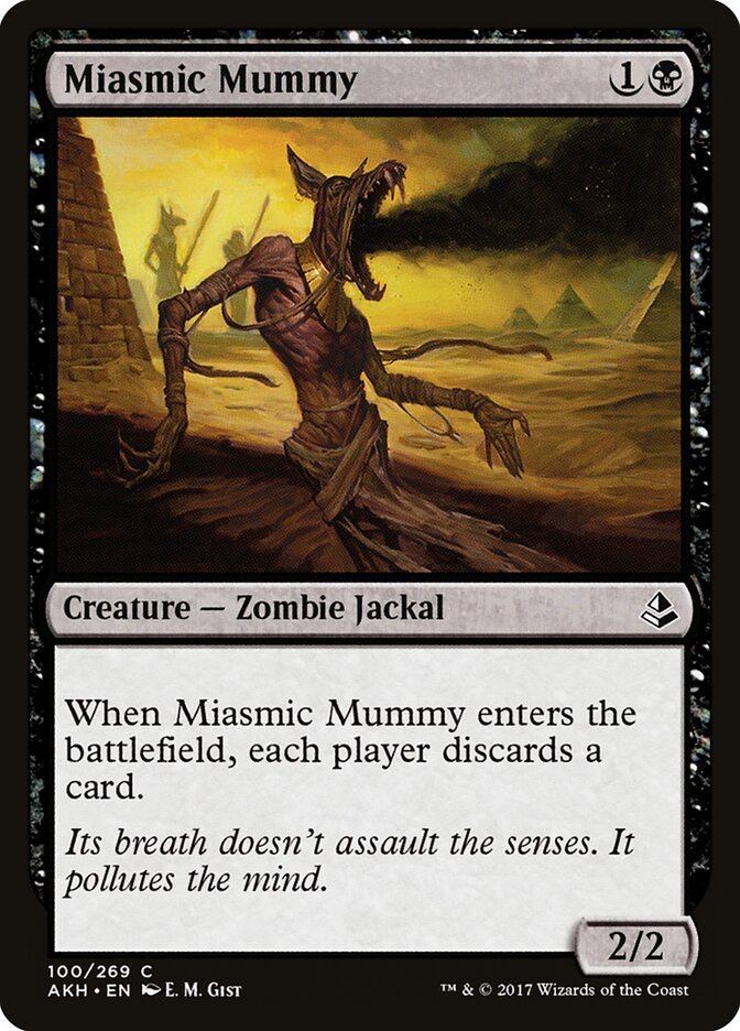 Miasmic Mummy · Amonkhet (AKH) #100