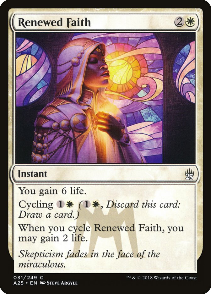 Renewed Faith · Masters 25 (A25) #31