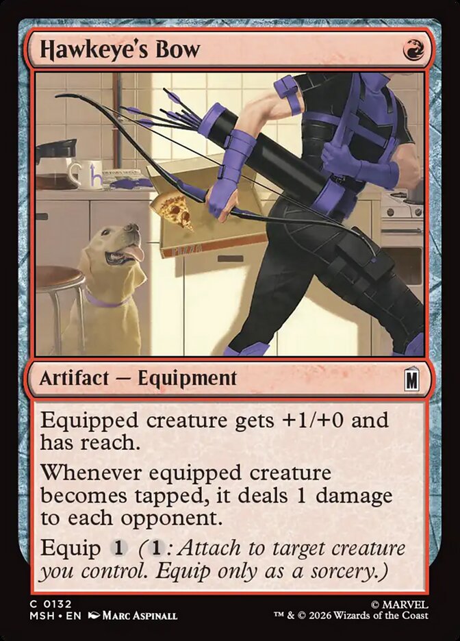 Hawkeye's Bow · Marvel Super Heroes (MSH) #132