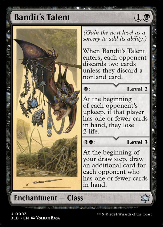 Bandit's Talent · Bloomburrow (BLB) #83