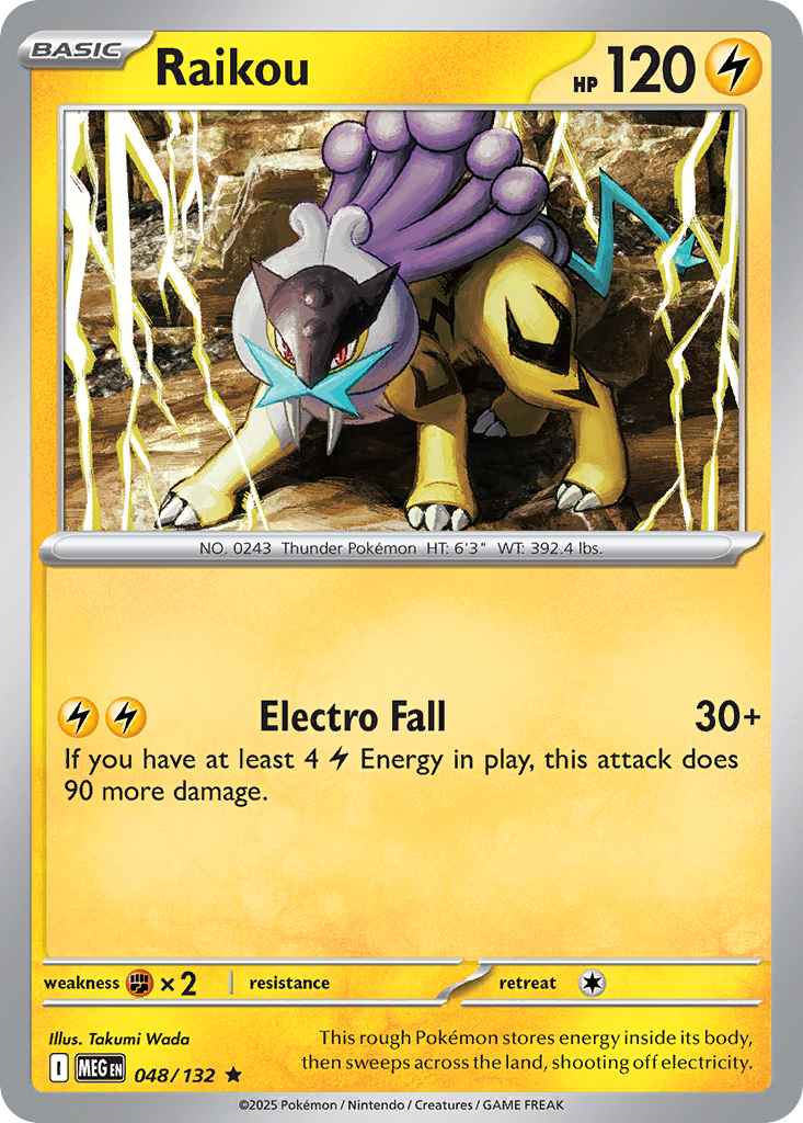 Raikou · Mega Evolution (ME1) #48