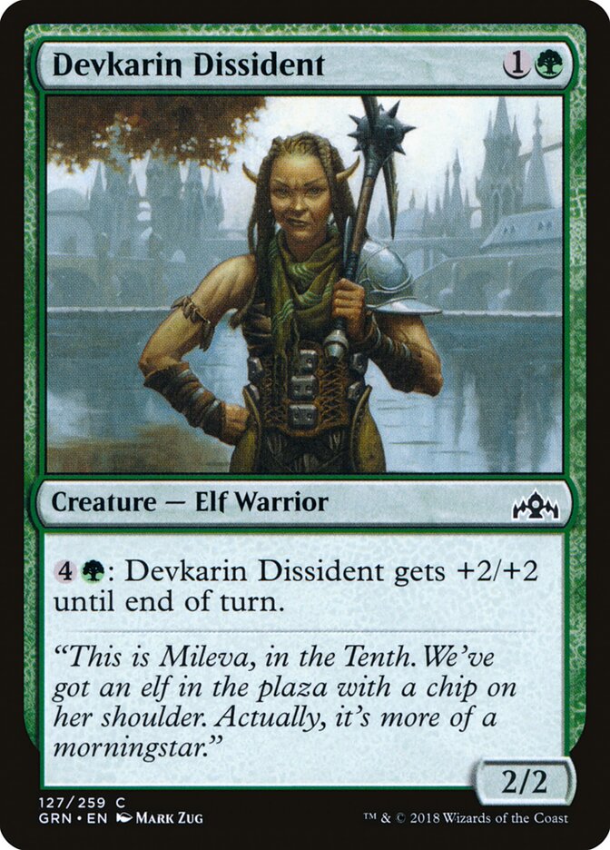 Devkarin Dissident · Guilds of Ravnica (GRN) #127