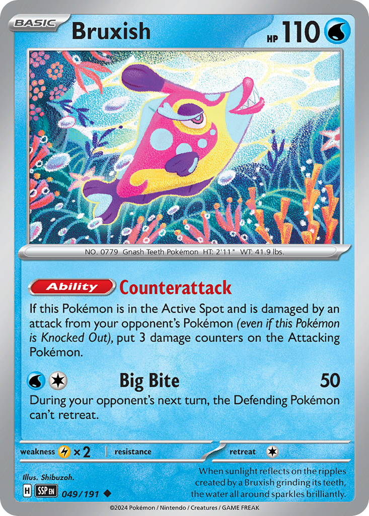 Bruxish · Surging Sparks (SV8) #49
