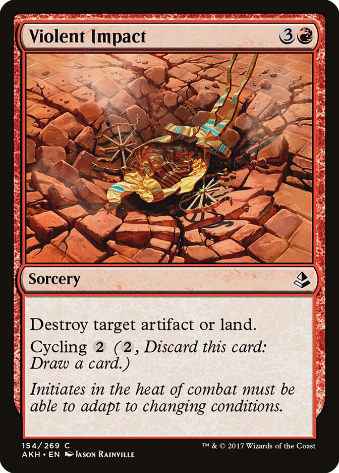 Violent Impact · Amonkhet (AKH) #154