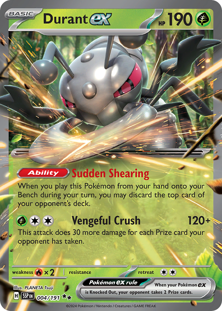 Durant ex · Surging Sparks (SV8) #4