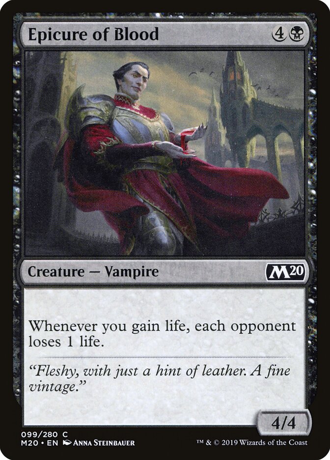 Epicure of Blood · Core Set 2020 (M20) #99
