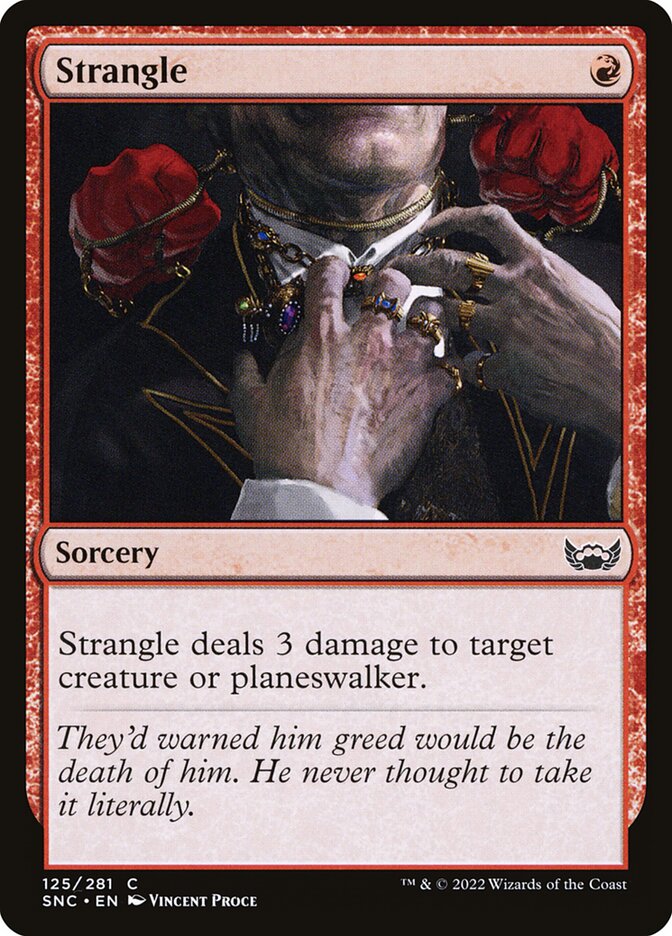 Strangle · Streets of New Capenna (SNC) #125