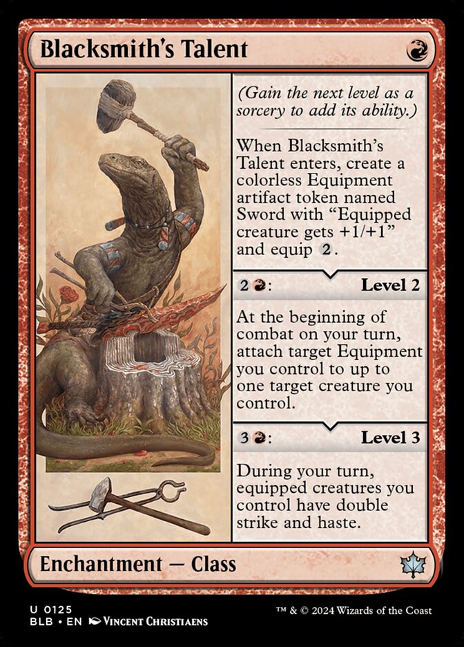 Blacksmith's Talent · Bloomburrow (BLB) #125