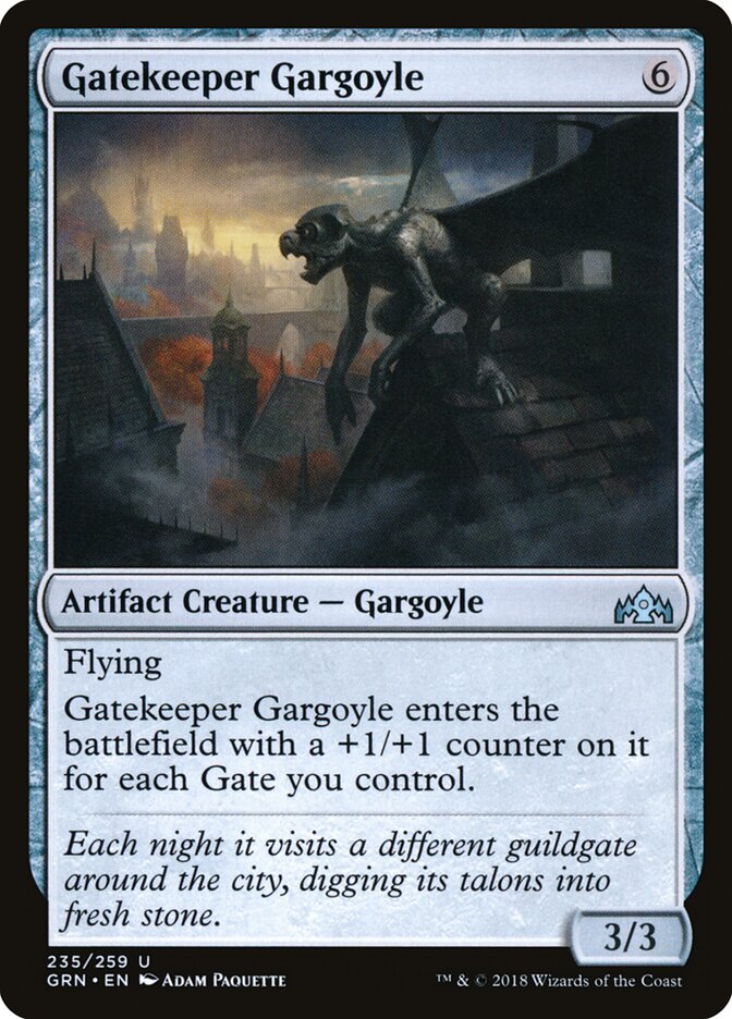 Gatekeeper Gargoyle · Guilds of Ravnica (GRN) #235