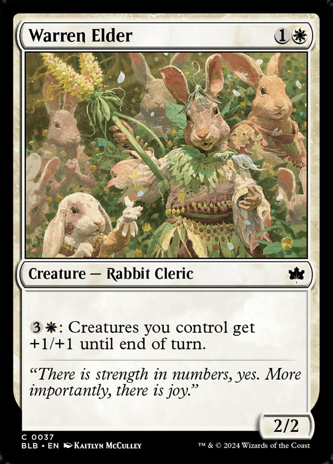 Warren Elder · Bloomburrow (BLB) #37