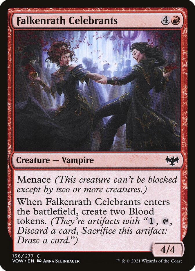 Falkenrath Celebrants · Innistrad: Crimson Vow (VOW) #156