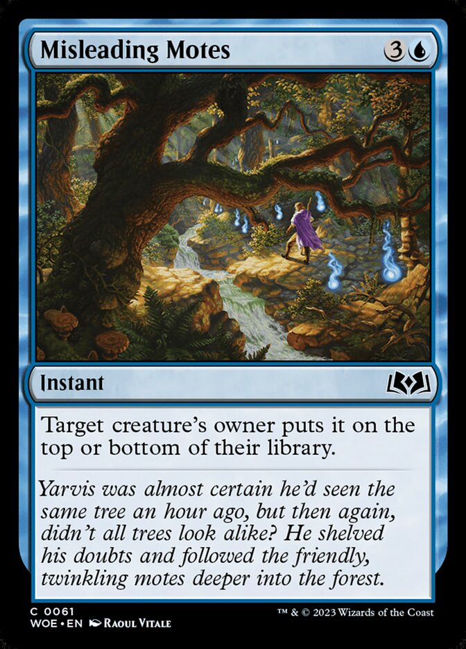 Misleading Motes · Wilds of Eldraine (WOE) #61