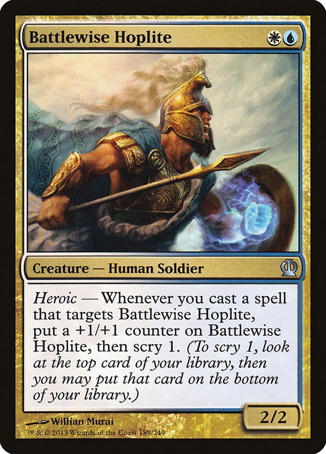 Battlewise Hoplite · Theros (THS) #189