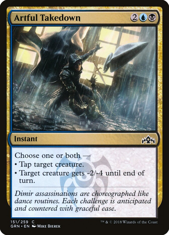 Artful Takedown · Guilds of Ravnica (GRN) #151
