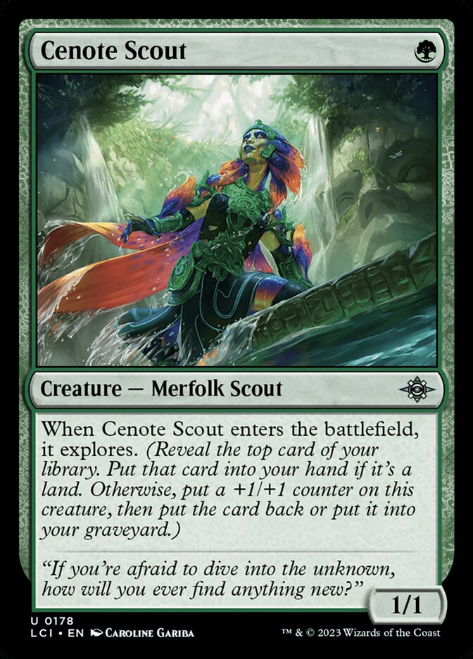 Cenote Scout · The Lost Caverns of Ixalan (LCI) #178