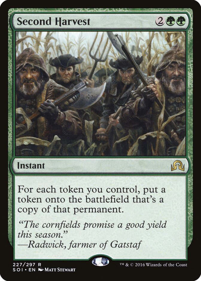 Second Harvest · Shadows over Innistrad (SOI) #227