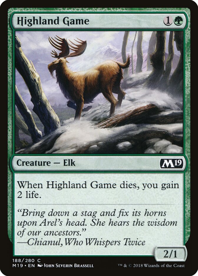 Highland Game · Core Set 2019 (M19) #188