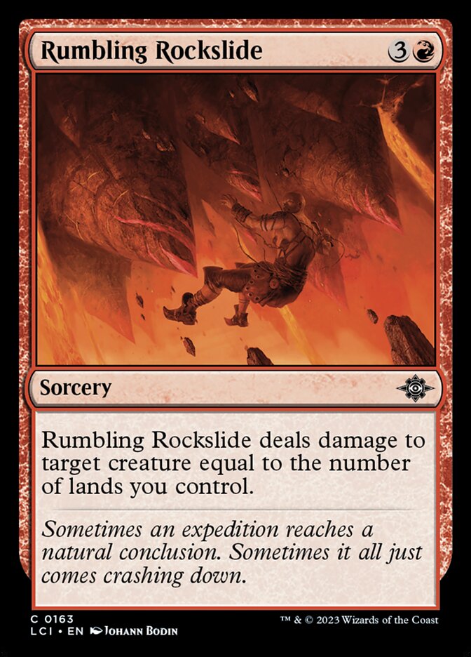 Rumbling Rockslide · The Lost Caverns of Ixalan (LCI) #163