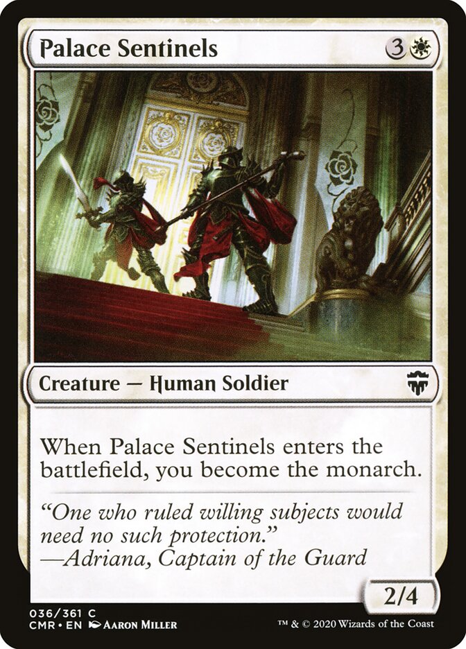 Palace Sentinels · Commander Legends (CMR) #36