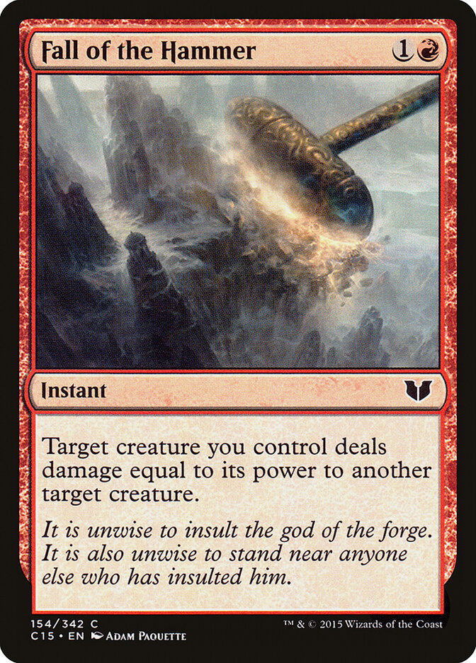 Fall of the Hammer · Commander 2015 (C15) #154