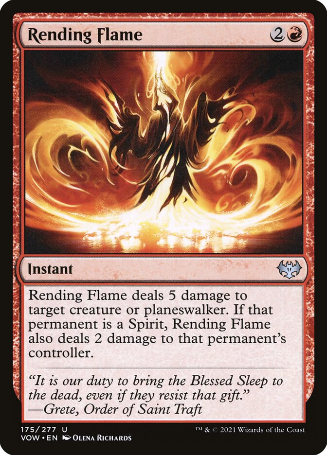 Rending Flame · Innistrad: Crimson Vow (VOW) #175