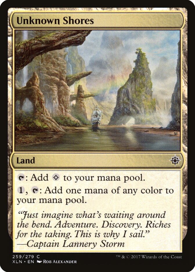 Unknown Shores · Ixalan (XLN) #259