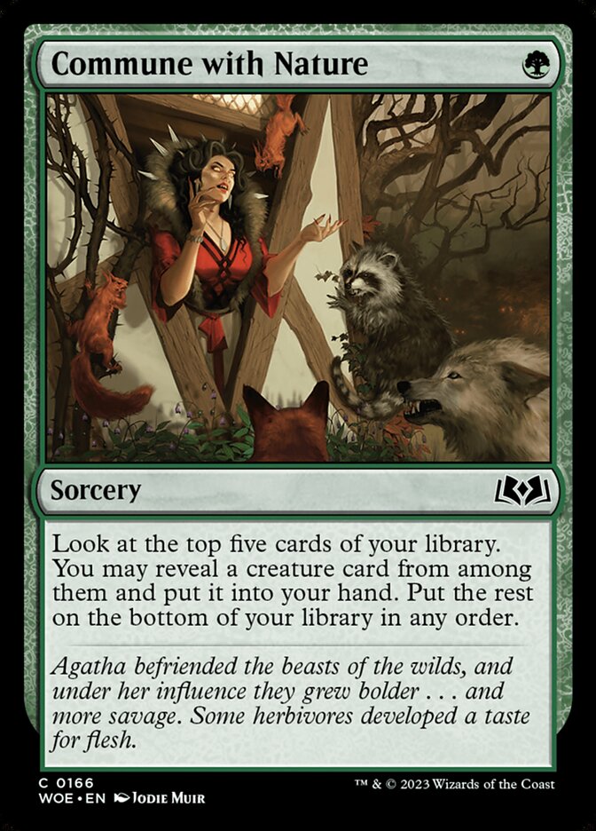 Commune with Nature · Wilds of Eldraine (WOE) #166