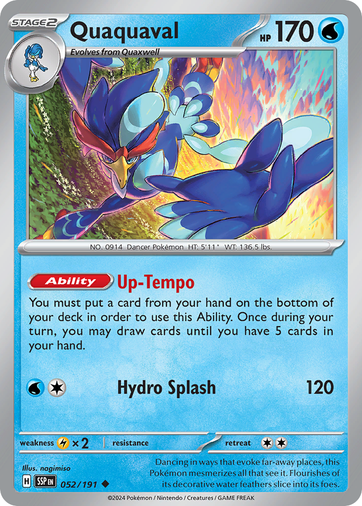 Quaquaval · Surging Sparks (SV8) #52