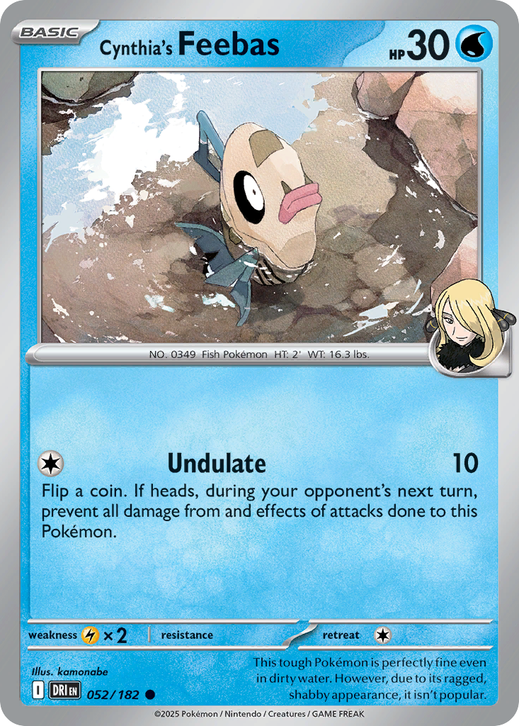 Cynthia's Feebas · Destined Rivals (SV10) #52