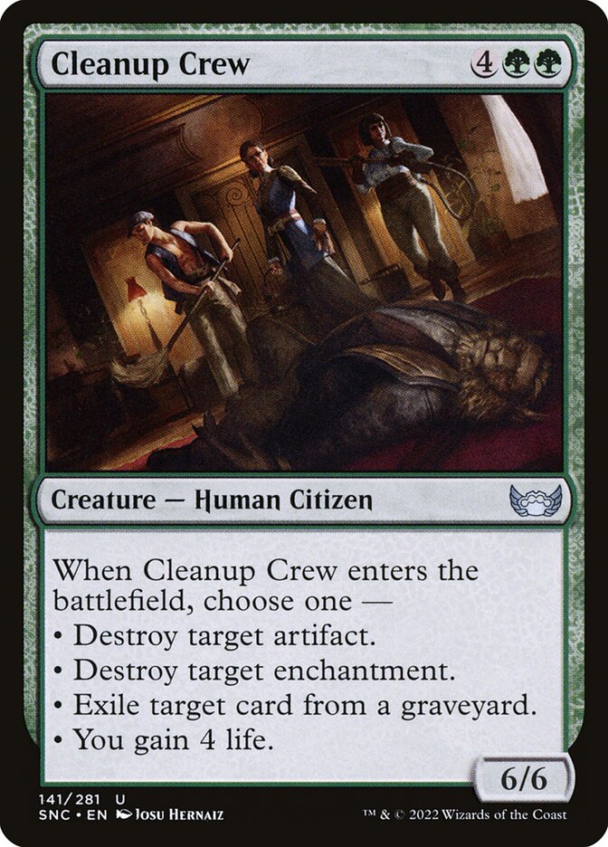 Cleanup Crew · Streets of New Capenna (SNC) #141