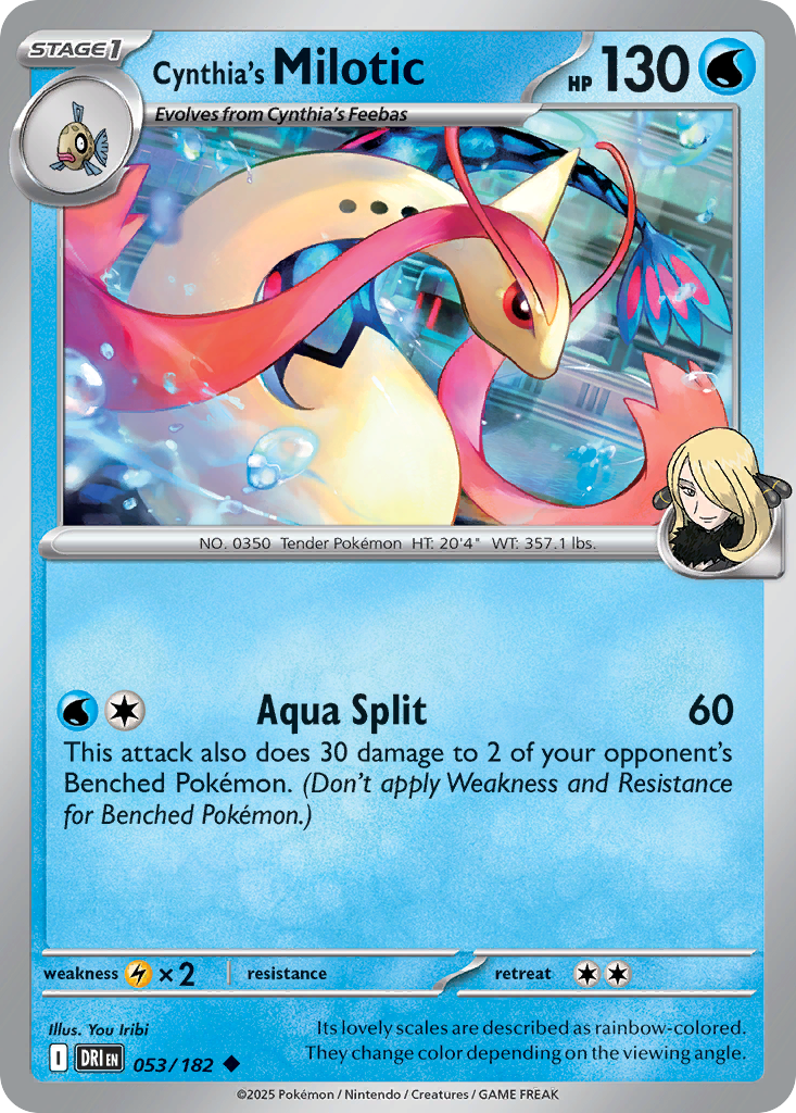 Cynthia's Milotic · Destined Rivals (SV10) #53