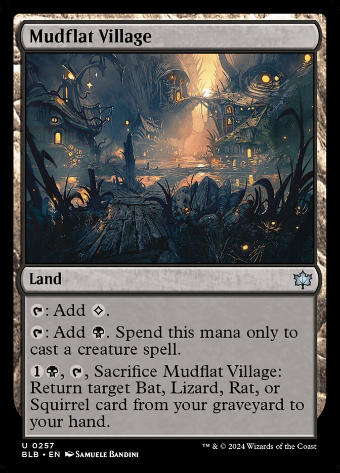 Mudflat Village · Bloomburrow (BLB) #257