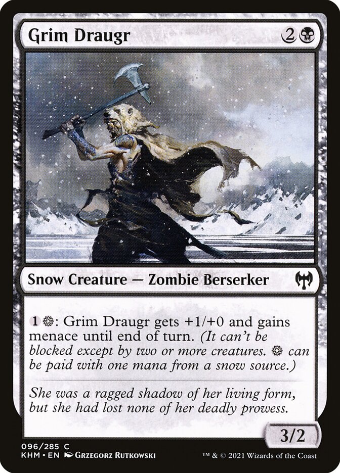 Grim Draugr · Kaldheim (KHM) #96