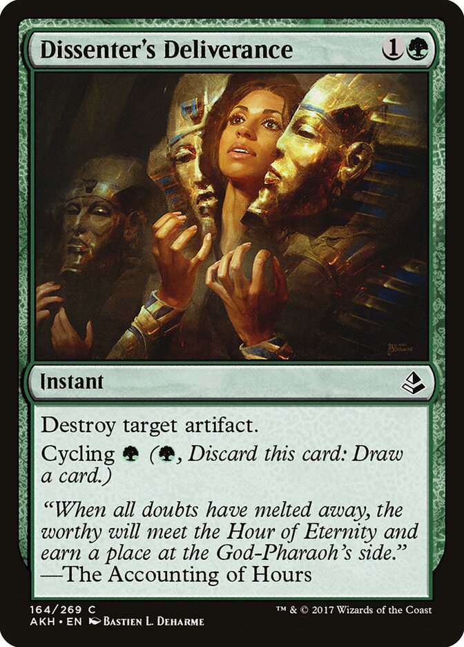Dissenter's Deliverance · Amonkhet (AKH) #164