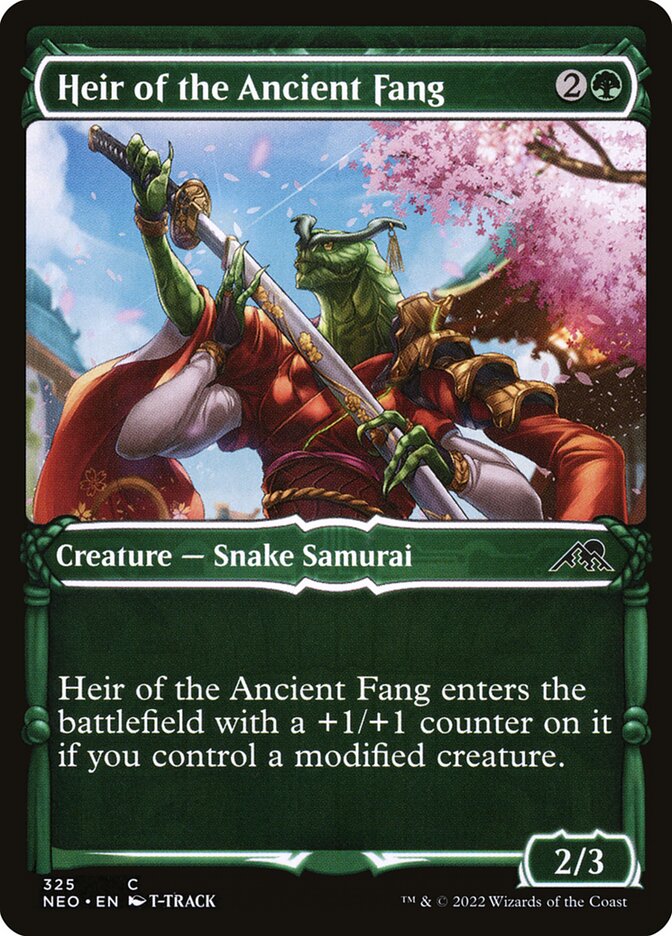 Heir of the Ancient Fang · Kamigawa: Neon Dynasty (NEO) #325 · showcase