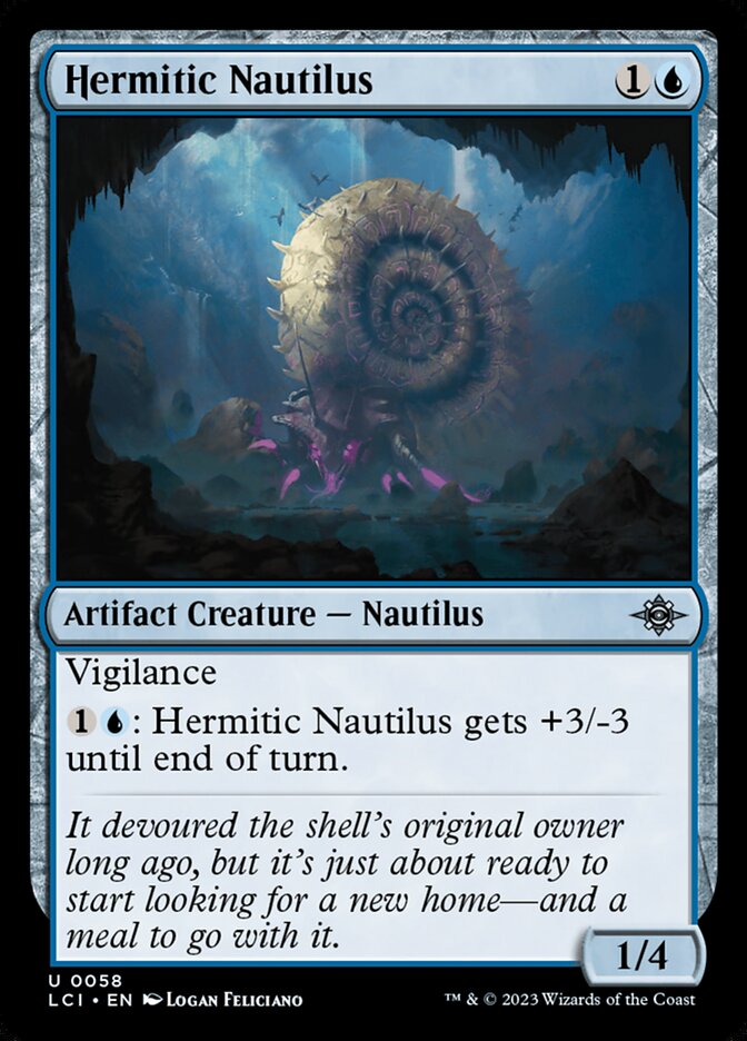 Hermitic Nautilus · The Lost Caverns of Ixalan (LCI) #58