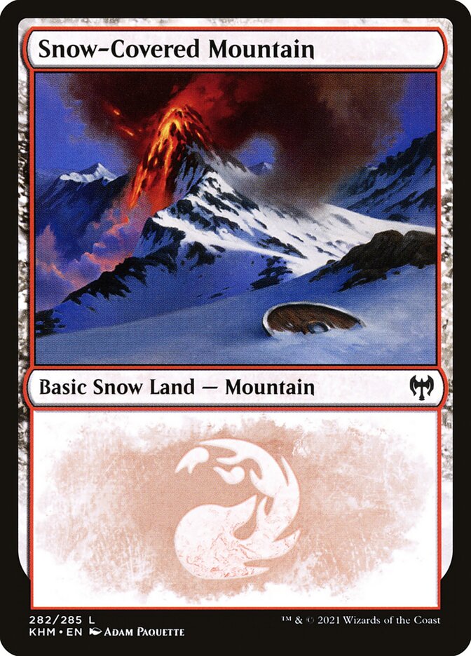 Snow-Covered Mountain · Kaldheim (KHM) #282
