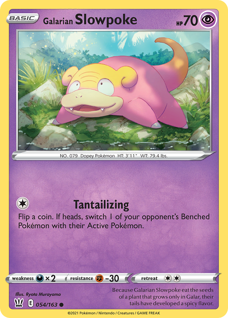 Galarian Slowpoke · Battle Styles (SWSH5) #54